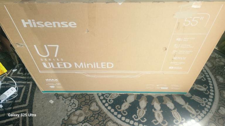Hisense 55" U7 Series ULED MiniLED TV – used like Brand New