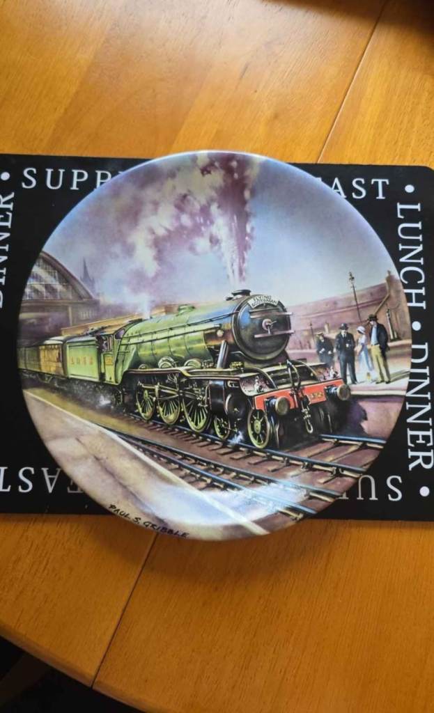 Davenport The Flying Scotsman Commemorative Ceramic Plate
