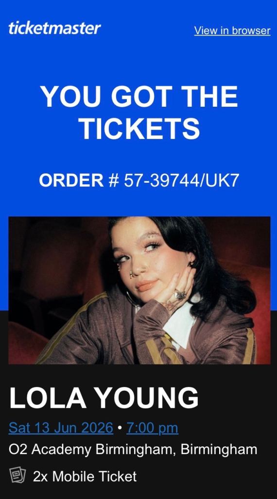 Lola Young Tickets
