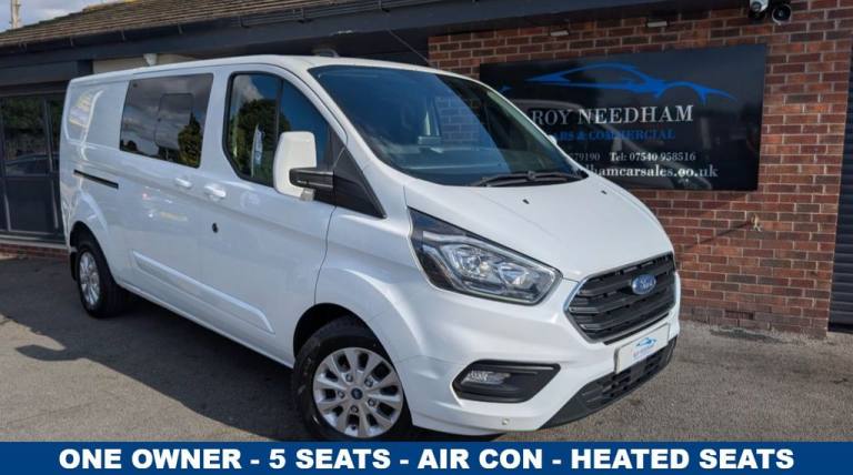 2022 22 FORD TRANSIT CUSTOM 2.0 300 ECOBLUE LIMITED CREW VAN DOUBLE CAB 5DR DIES