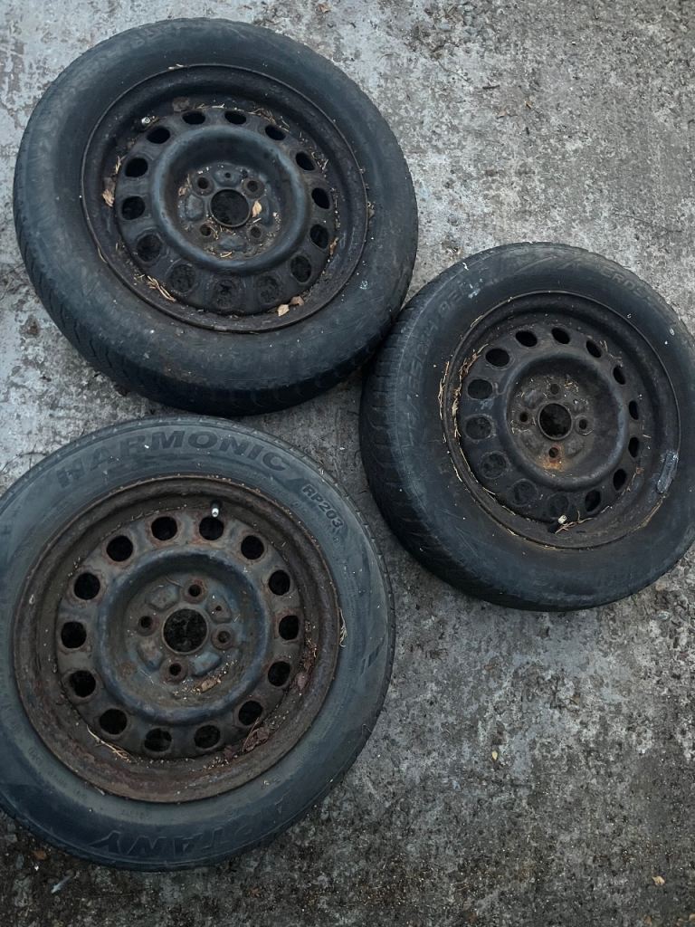 Toyota Corolla steel wheels - 4x100