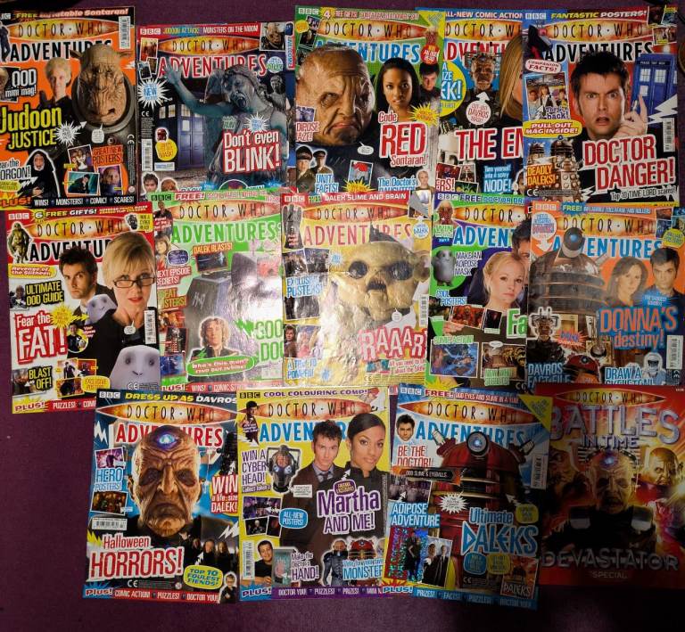 Doctor who adventures magazine bundle