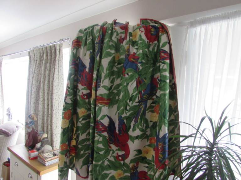 Parrot Design Curtains
