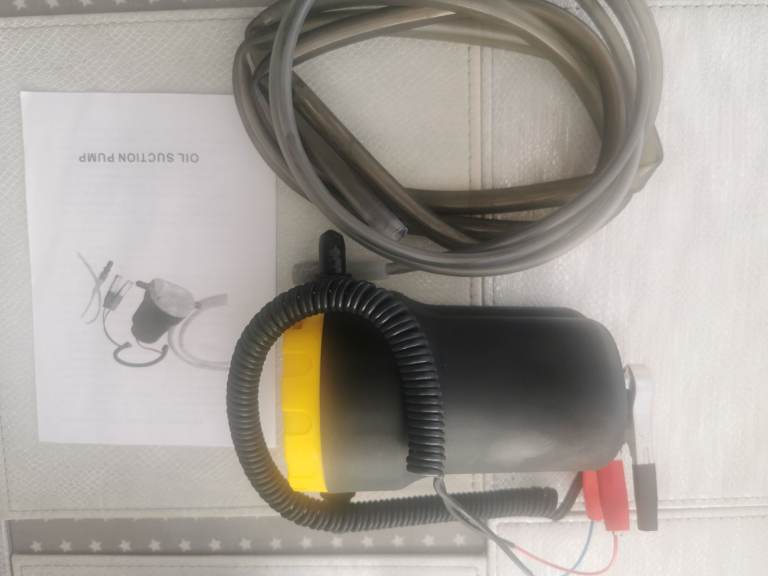 oil suction pump for car or boat oil changes at home.