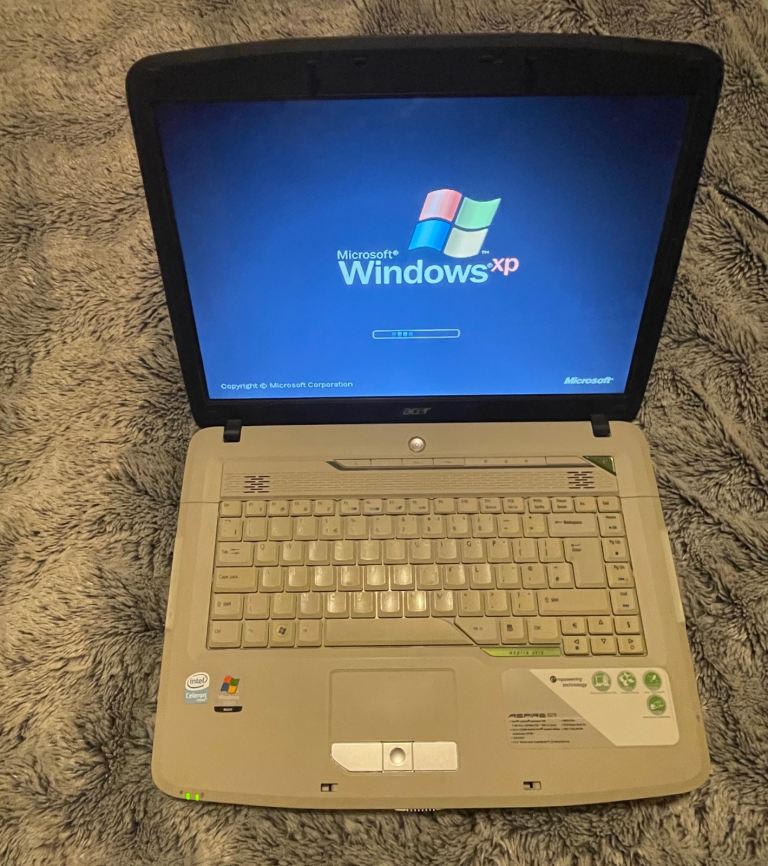 Laptop running Windows XP