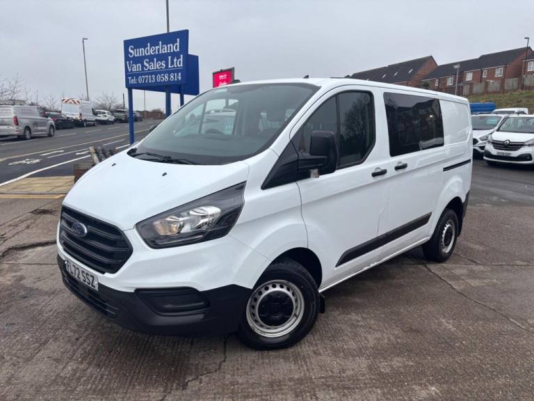 2022 Ford Transit Custom 2.0 EcoBlue 105ps Low Roof D/Cab Leader Van PANEL VAN DIESEL Manual