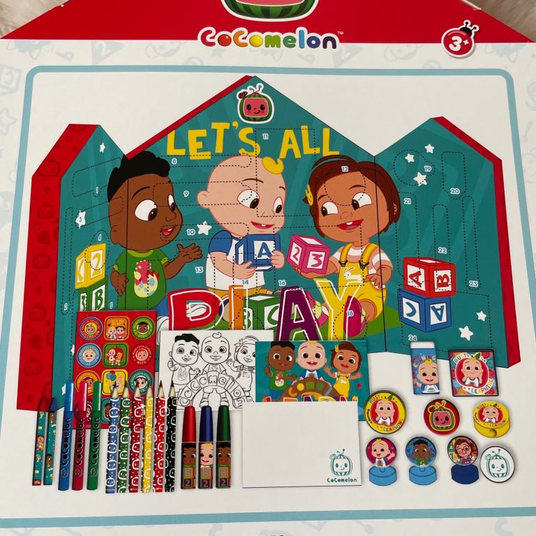 Coco Melon Let’s All Play 24 Days Advent Calendar Christmas Countdown Childrens Craft Colouring