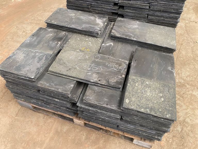 RECLAIMED ‘GRADE A’ 22X12” WELSH SLATE
