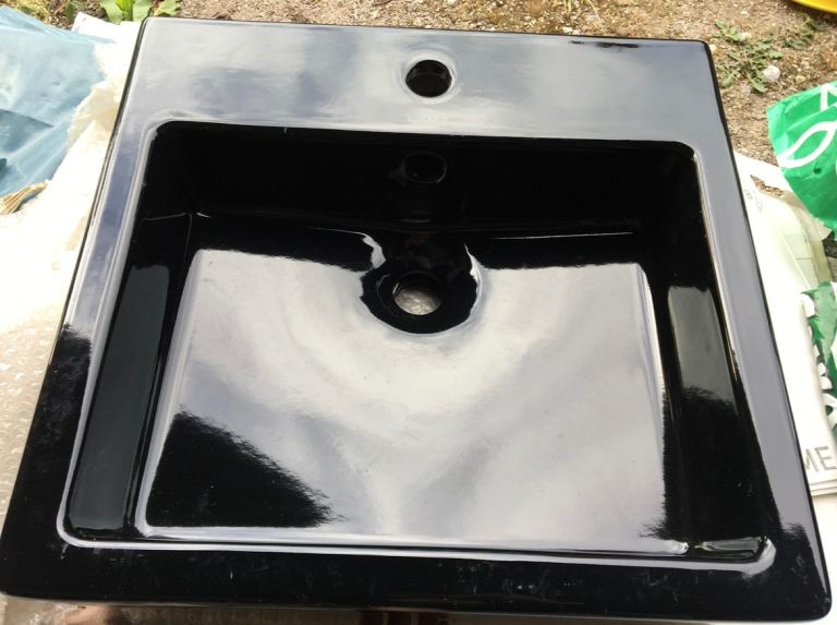 image for Duravit Vero Black Countertop Basin