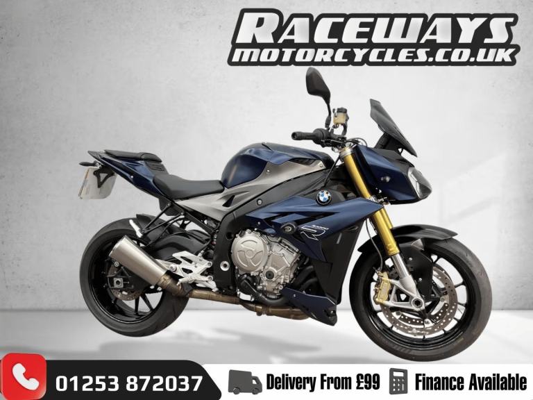 BMW S1000R SPORT 2014 14 REG 25,120 MILES BLUE USED MOTORCYCLE 999CC
