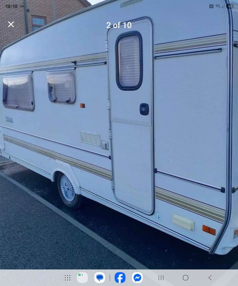 4 berth family caravan
