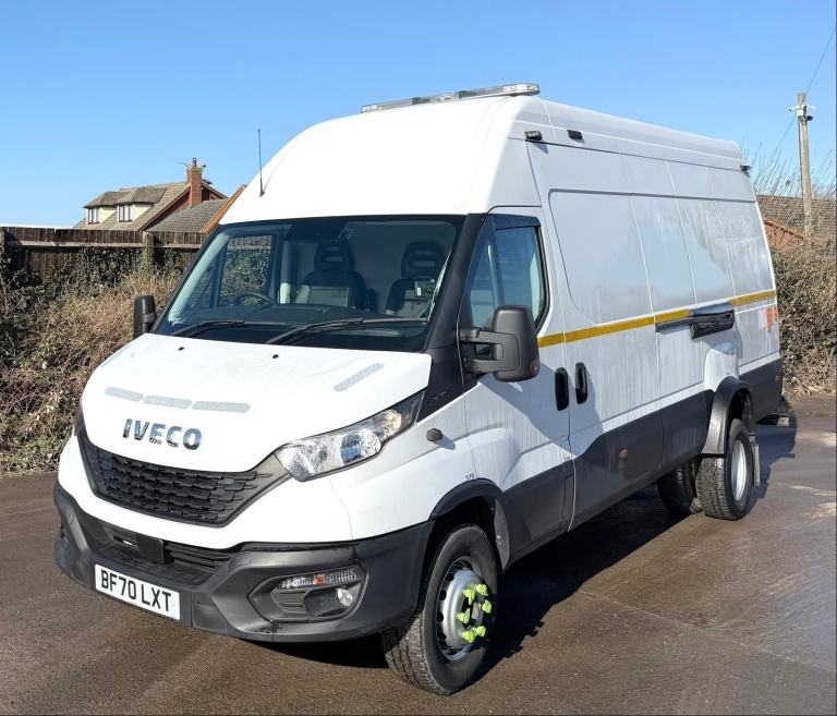 2020 IVECO DAILY 70-180 UTILITY WORKSHOP RACEVAN TAILLIFT 7TON 6,000 MILES EURO6
