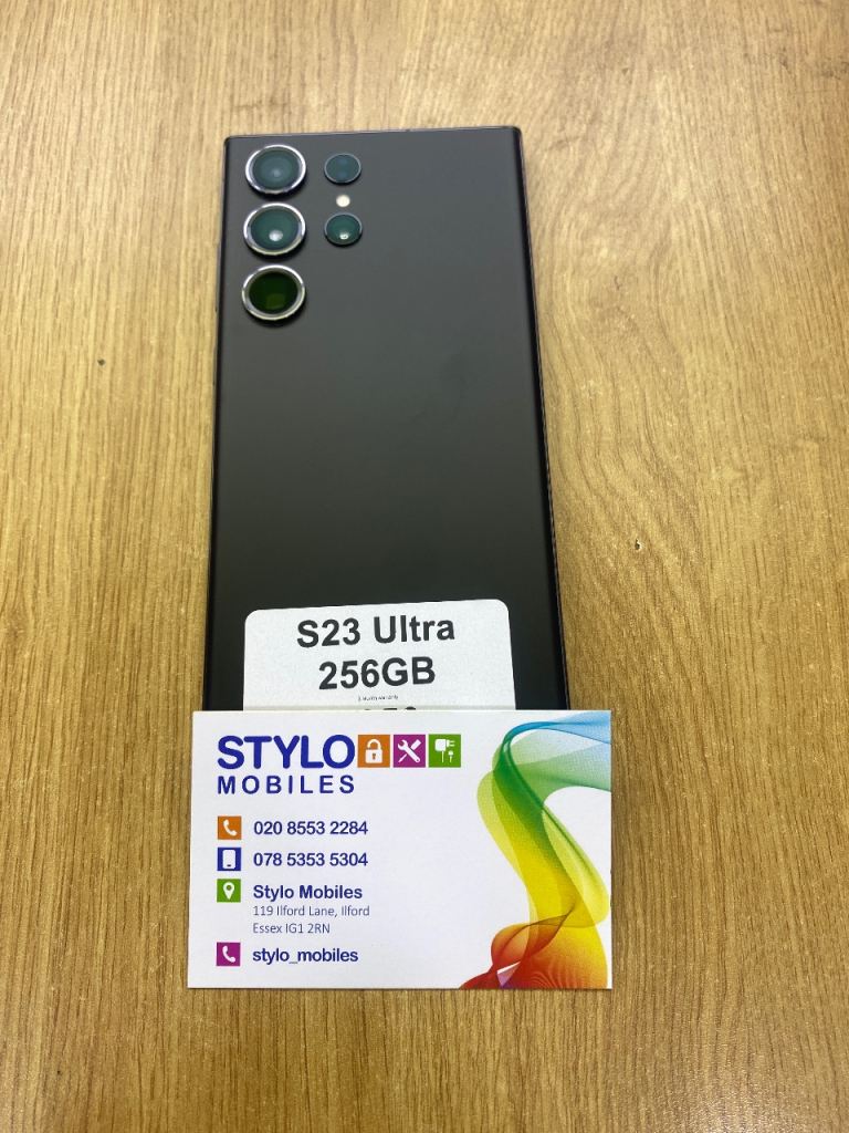 Samsung S23 Ultra 256GB – Black, Excellent condition 