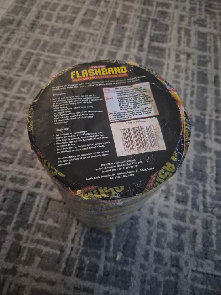 Flashband self adhesive flashing tape