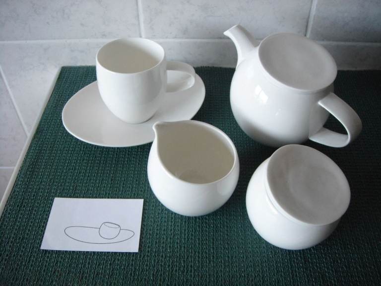 COFFEE SET FOR ONE - UNIQUE DESIGN BY SARAH BLAYDON - NEW