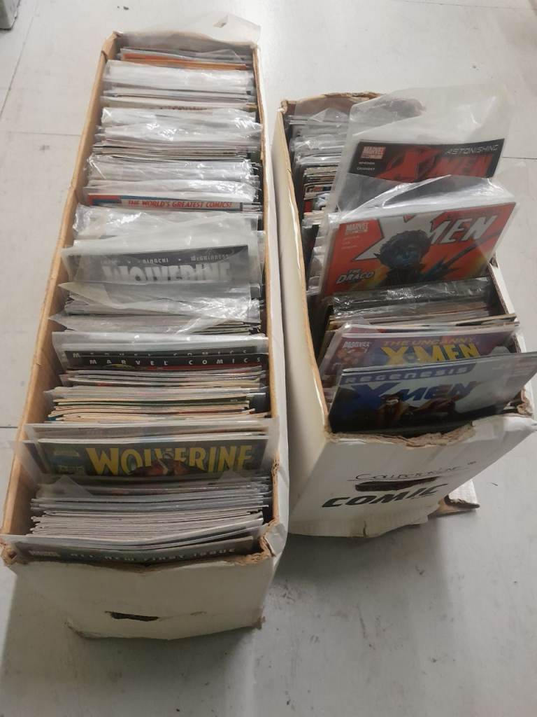 604 ASSORTED WOLVERINE X-MEN X-FORCE X-FACTOR AND MORE COMICS FOR SALE