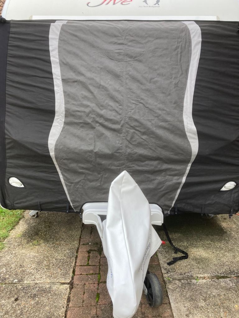 Travel cover for Bailey Pursuit caravan