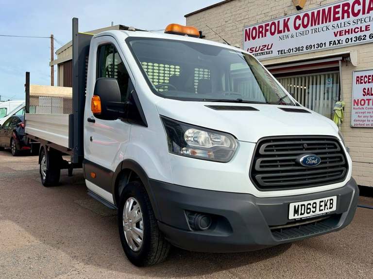2020 Ford Transit 2.0 TDCi 130ps SRW 13ft 10'' Aluminium Dropside W/Tail Lift  Dropside Diesel Ma...