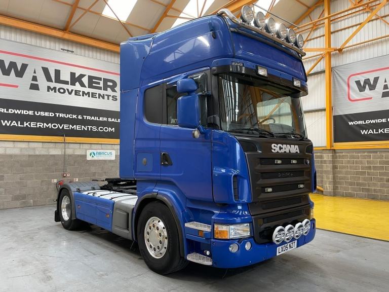 SCANIA V8 R500 TOPLINE LEFT HAND DRIVE 4X2 TRACTOR UNIT - 2005 - LX05 NZT