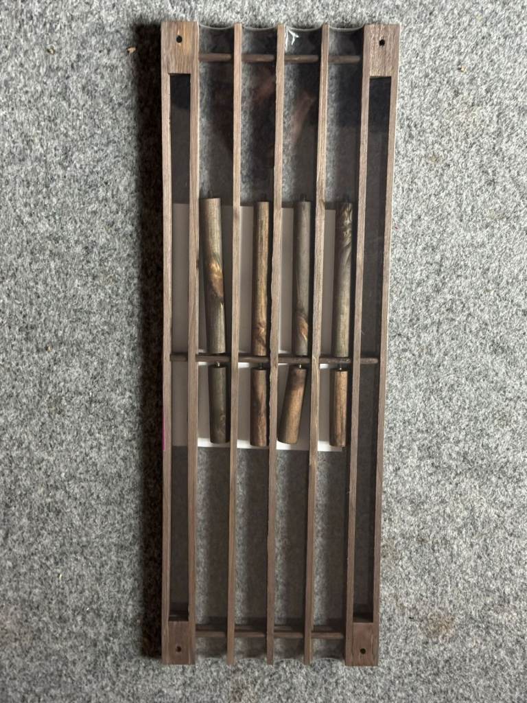 2‑Tier Wooden Shoe Standing Storage Rack 