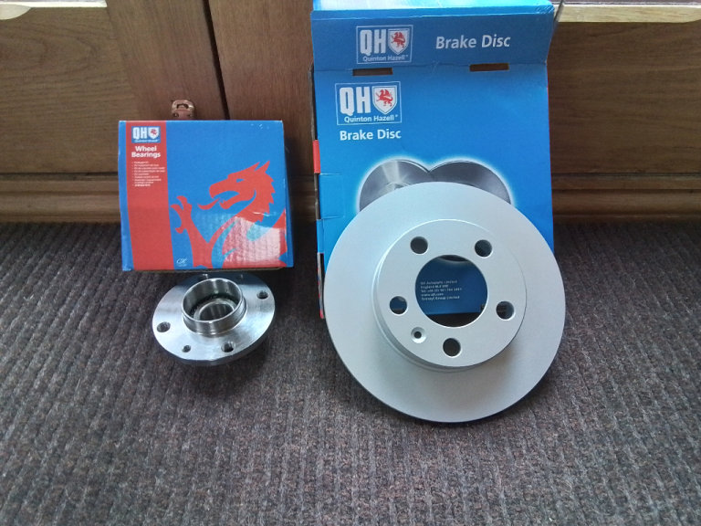 Brake discs wheel hub bearing Ford transit mark 7