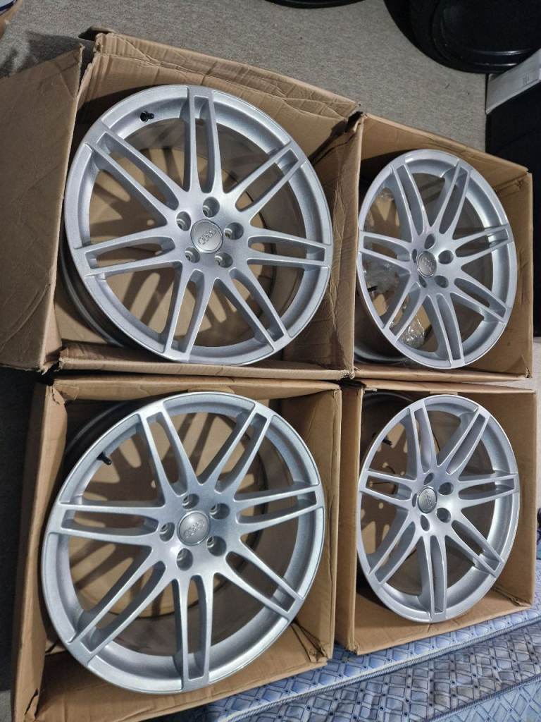 Genuine 20" Audi S5 RS5 Le Mans 5x112 Concave Alloy Wheels 9J ET29 8T0 601 025 N, 8T0 601 025 L