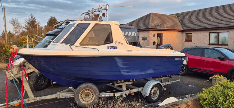 Warrior pro angler, fishing boat, 