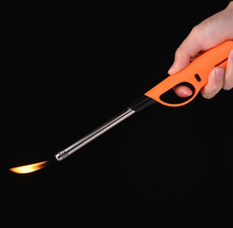 BBQ Lighter Long Tube Refillable Oven Cookers Candles Fire Flame Kitchen
