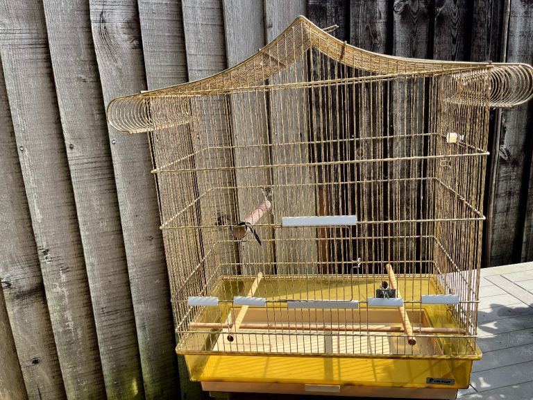 Vintage Per-Plast Bird Cage