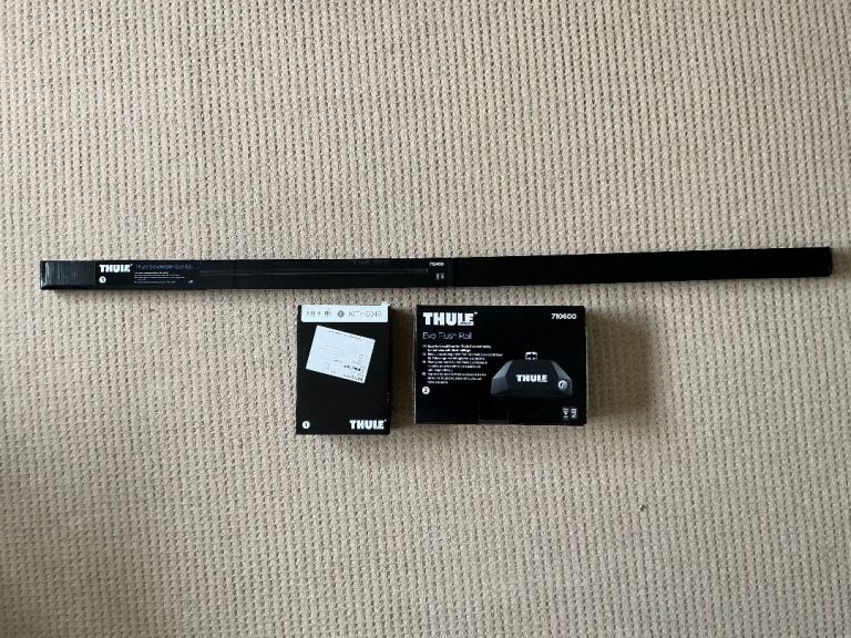 Thule SquareBar Evo Steel Roof Bars to fit Ford Kuga Mk.3 2020 - 2026 (Closed Roof Rails) NEW