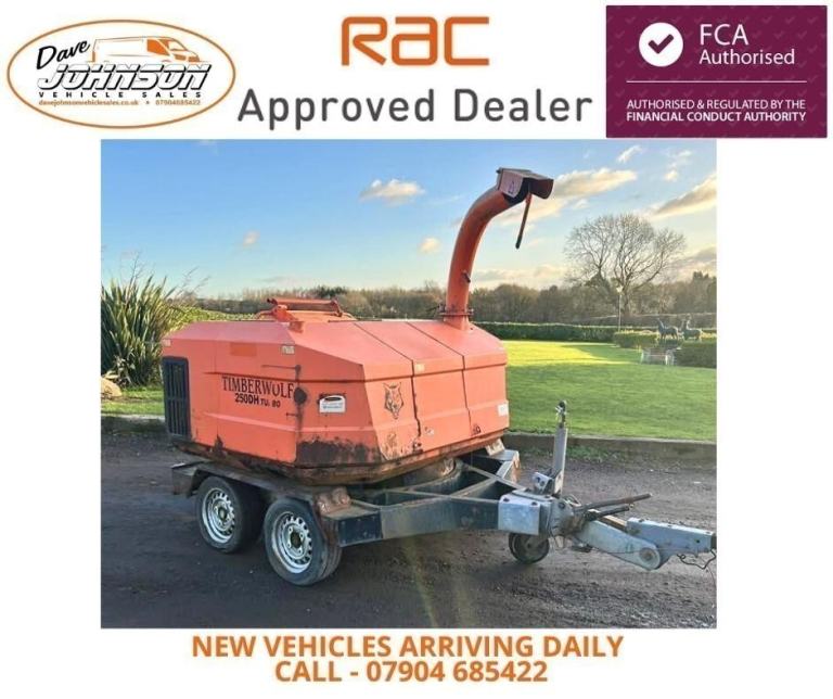 Timberwolf 250 DH Woodchipper Kubota engine 