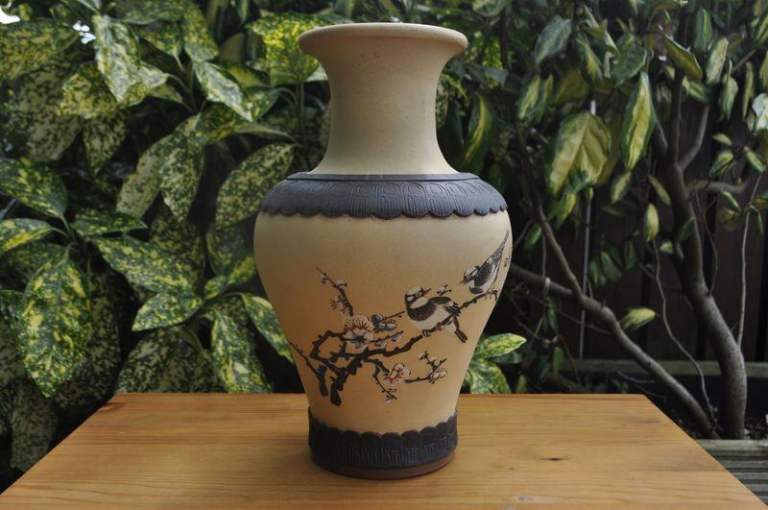 Chinese Yixing pottery vase