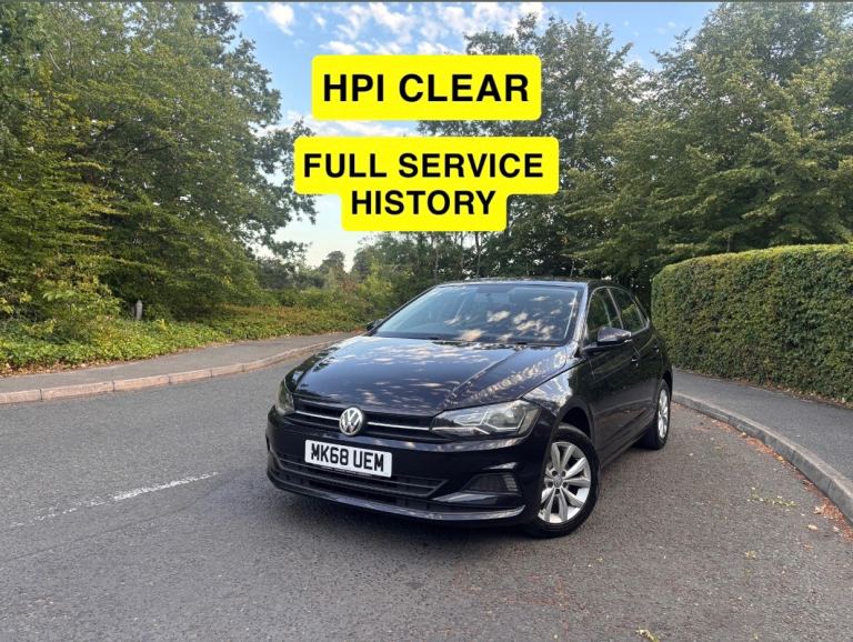 2019 Volkswagen Polo Full Service history HPI Clear 12 Month MOT