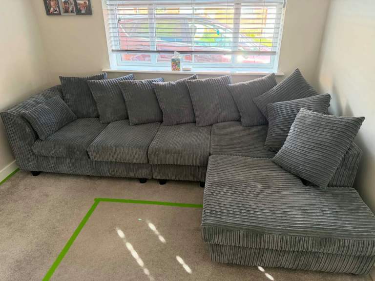 Grey corner sofa 