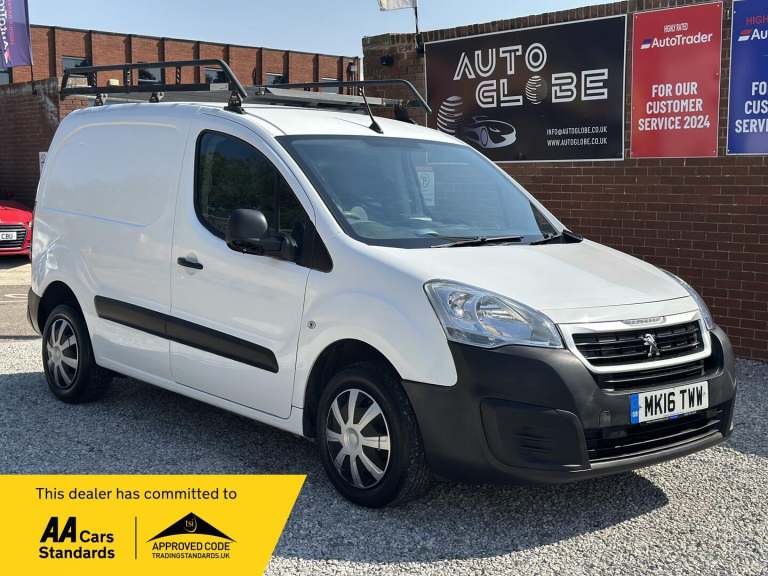 2016 Peugeot Partner 1.6 HDi 850 Professional L1 4dr PANEL VAN Diesel Manual