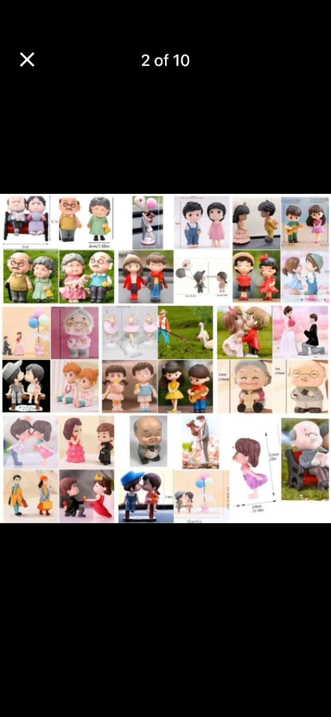 Resin cake toppers 