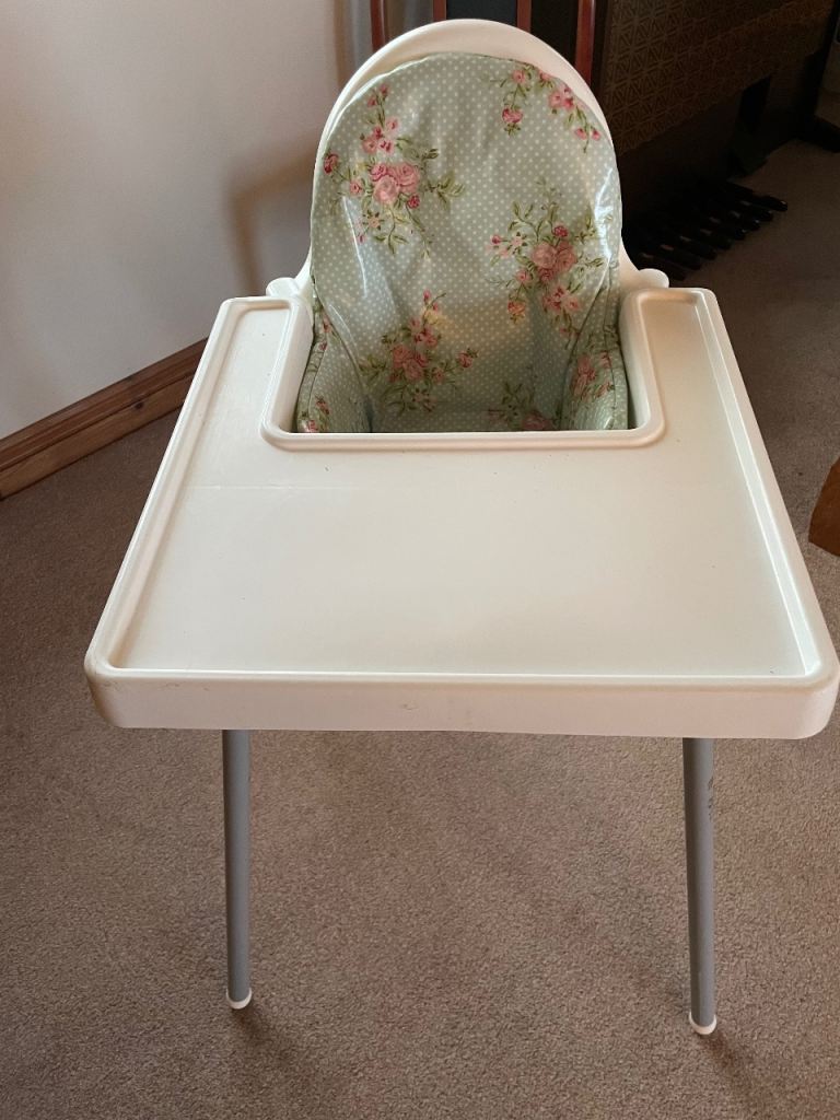 IKEA high chair with cushion