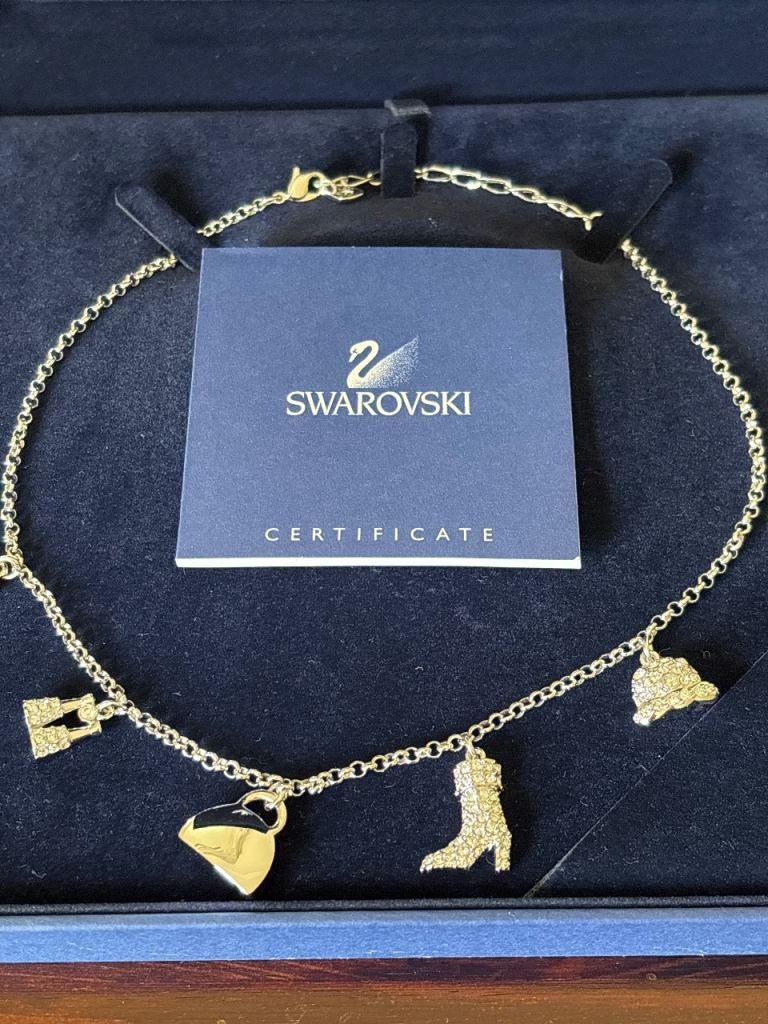 Swarovski charm necklace