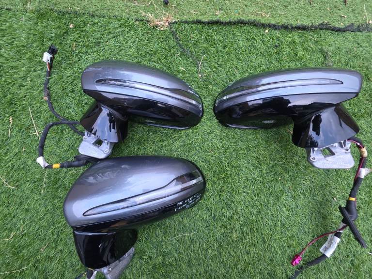 MERCEDES E CLASS W238 SINGLE POWER FOLDING DOOR WING MIRROR COMPLETE BLIND SPOT