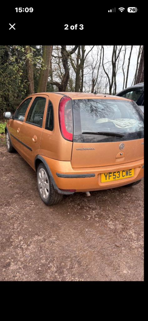 Corsa active 1.2 petrol mot feb 98k
