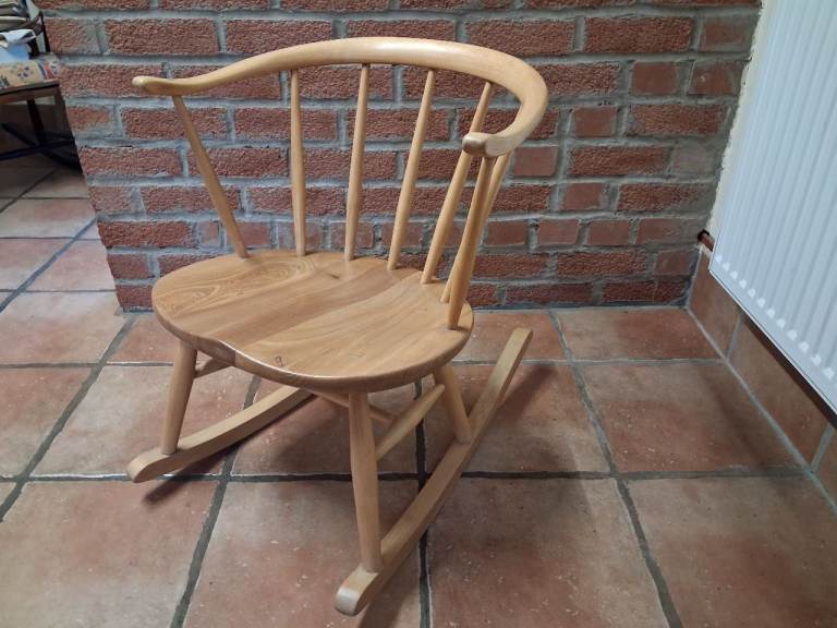 Rare Ercol 339 Fireside rocking chair