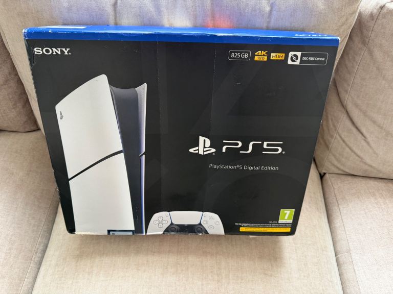 BRAND NEW SEALED Sony PS5 Digital Edition 825GB – Unopened – Security Seals Intact