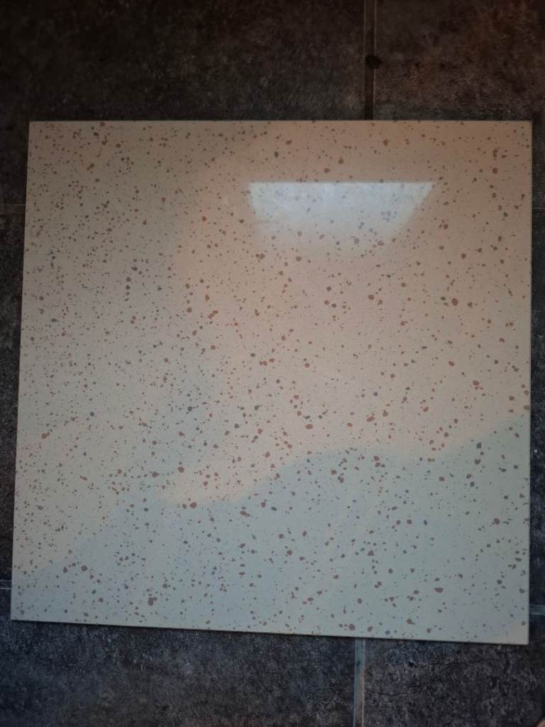 Cream / Flecked Ceramic Floor Tile - New