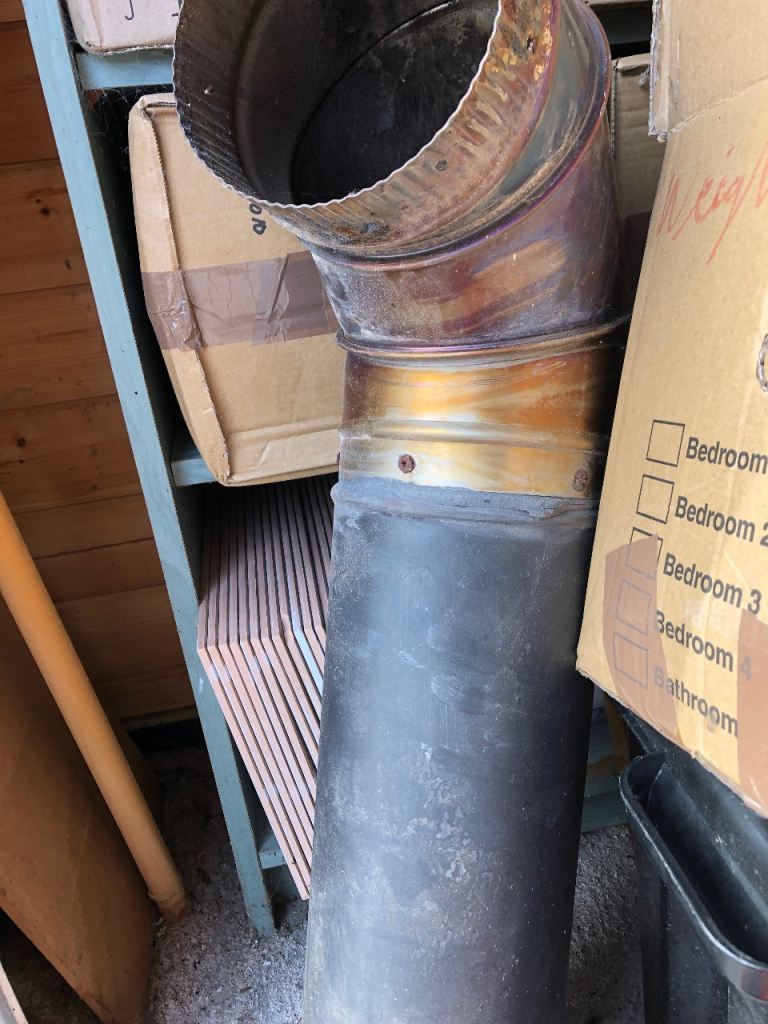 Steel Stove Pipe Elbow, 90’
