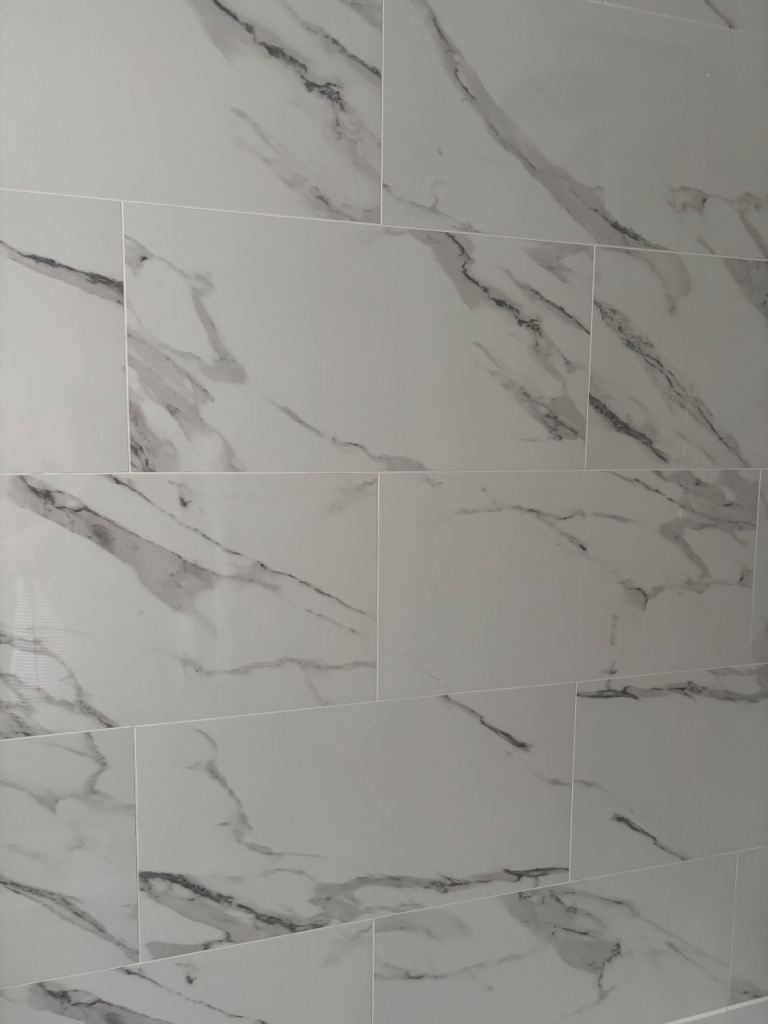 Classic Estaturio Polished Marble effect Wall tiles