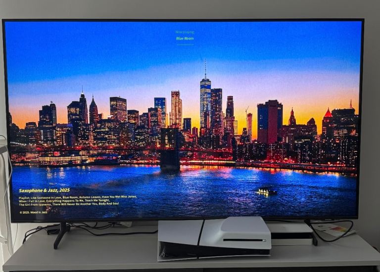 Samsung Large Flat Screen TV 55 inch 