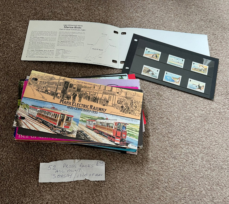 Stamp Press Packs Mint Condition 