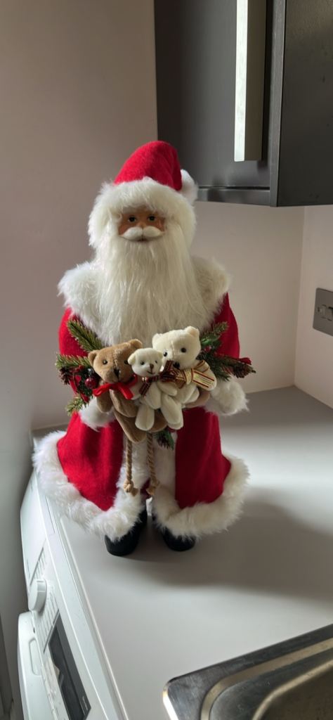 Christmas Santa Decoration with Teddy Bears