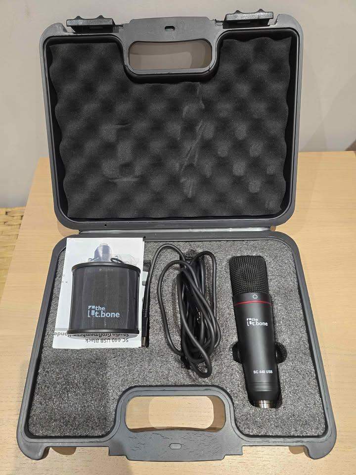 The t.bone SC 440 USB Studio Condenser Microphone – Brand New & Unused