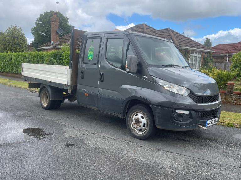 Iveco Daily 35C13 L1H1 SWB Double Cab Dropside Wrapped in Nardo Grey ULEZ COMP